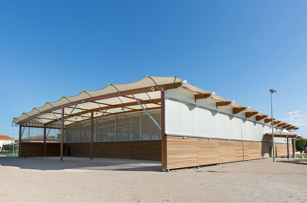 WOODEN CONSTRUCTION TEXTILE ARCHITECTURE TENSILE FABRIC STRUCTURE