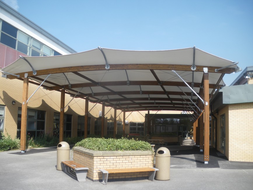 Tensile Membrane School playground canopy